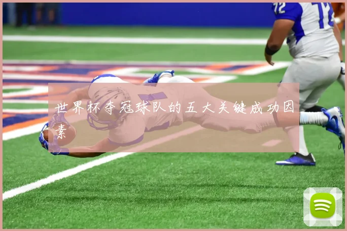 世界杯夺冠球队的五大关键成功因素